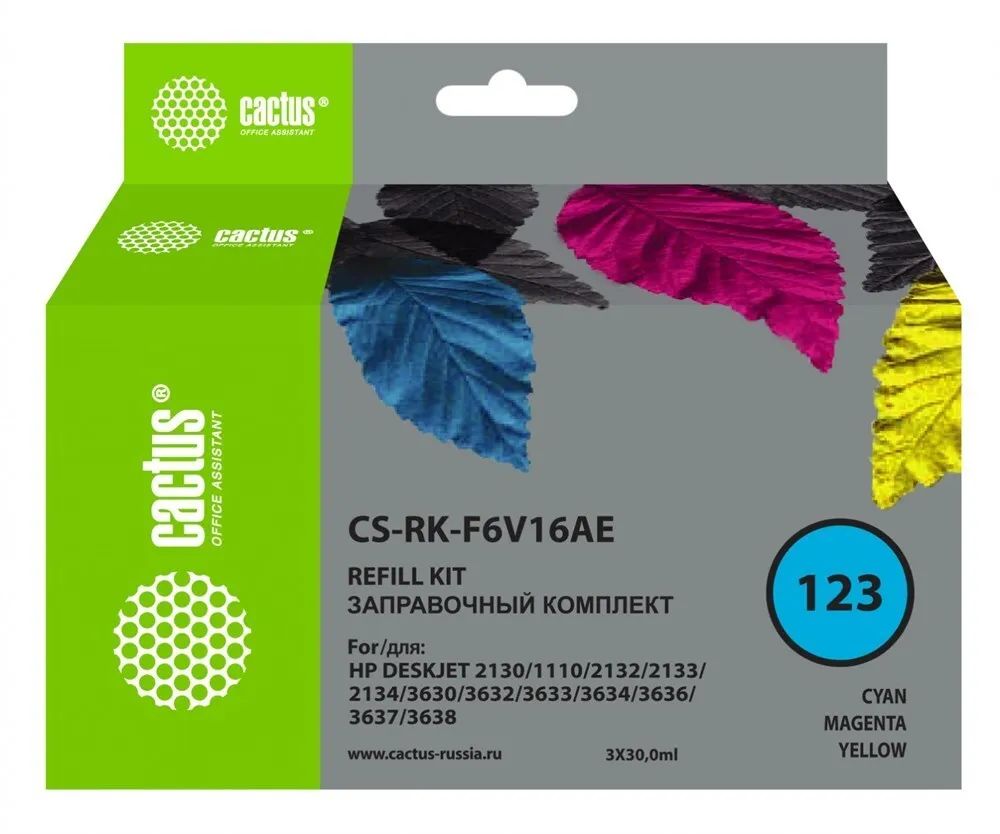 Картридж для струйного принтера CACTUS CS-F6V16AE (CS-F6V16AE) многоцветный, совместимый, CS-F6V16AE
Картридж для струйного принтера CACTUS CS-F6V16AE (CS-F6V16AE) многоцветный, совместимый, CS-F6V16AE