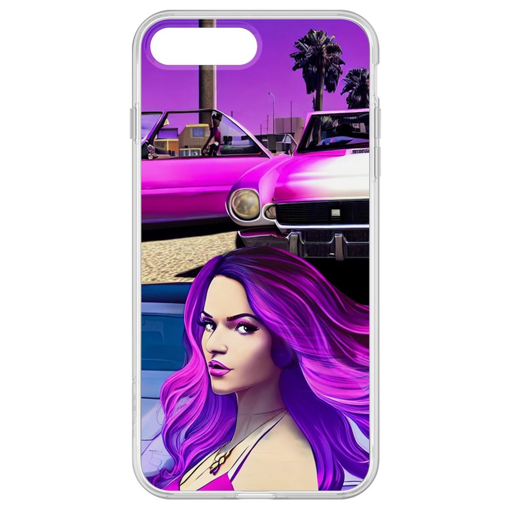 Чехол-накладка Krutoff Clear Case Жизнь в розовом для iPhone 8 Plus, Прозрачный
Чехол-накладка Krutoff Clear Case Жизнь в розовом для iPhone 8 Plus, Прозрачный