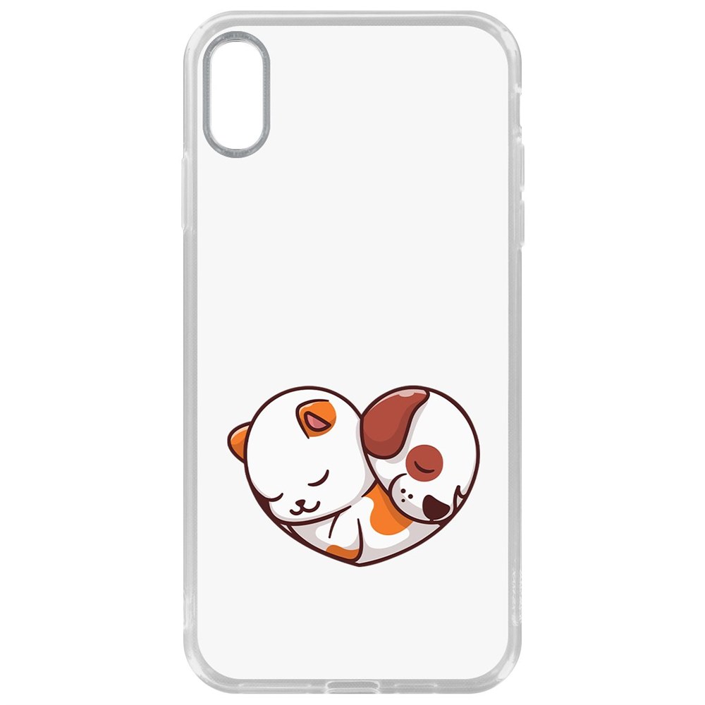 Чехол-накладка Krutoff Clear Case Котёнок и Щенок для iPhone XS Max, Прозрачный
Чехол-накладка Krutoff Clear Case Котёнок и Щенок для iPhone XS Max, Прозрачный
