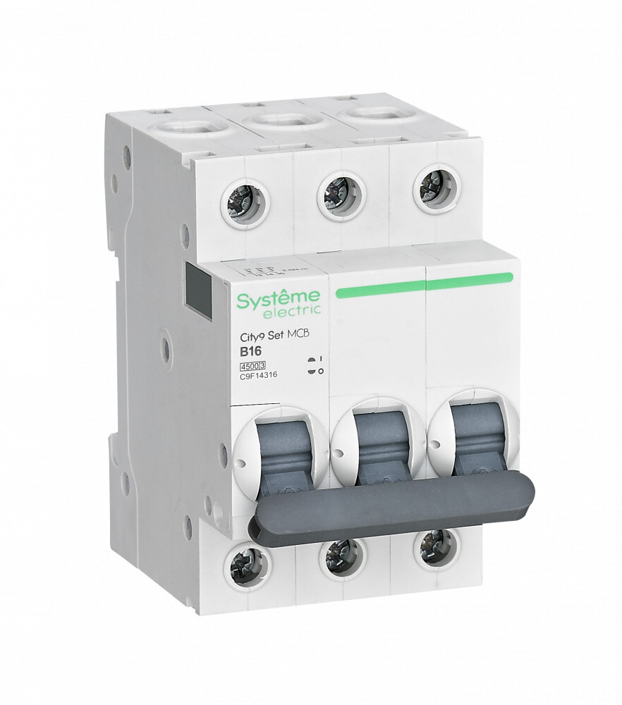 Автоматический выключатель Schneider Electric City9 Set 3Р 6 A, тип B, 4.5 кА, C9F14306, C9F14306
Автоматический выключатель Schneider Electric City9 Set 3Р 6 A, тип B, 4.5 кА, C9F14306, C9F14306