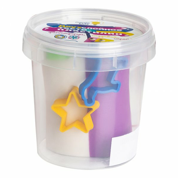 Тесто-пластилин Genio Kids Art двухслойное с формочками, 100 г, 1 шт, в ассортименте, Разноцветный
Тесто-пластилин Genio Kids Art двухслойное с формочками, 100 г, 1 шт, в ассортименте, Разноцветный