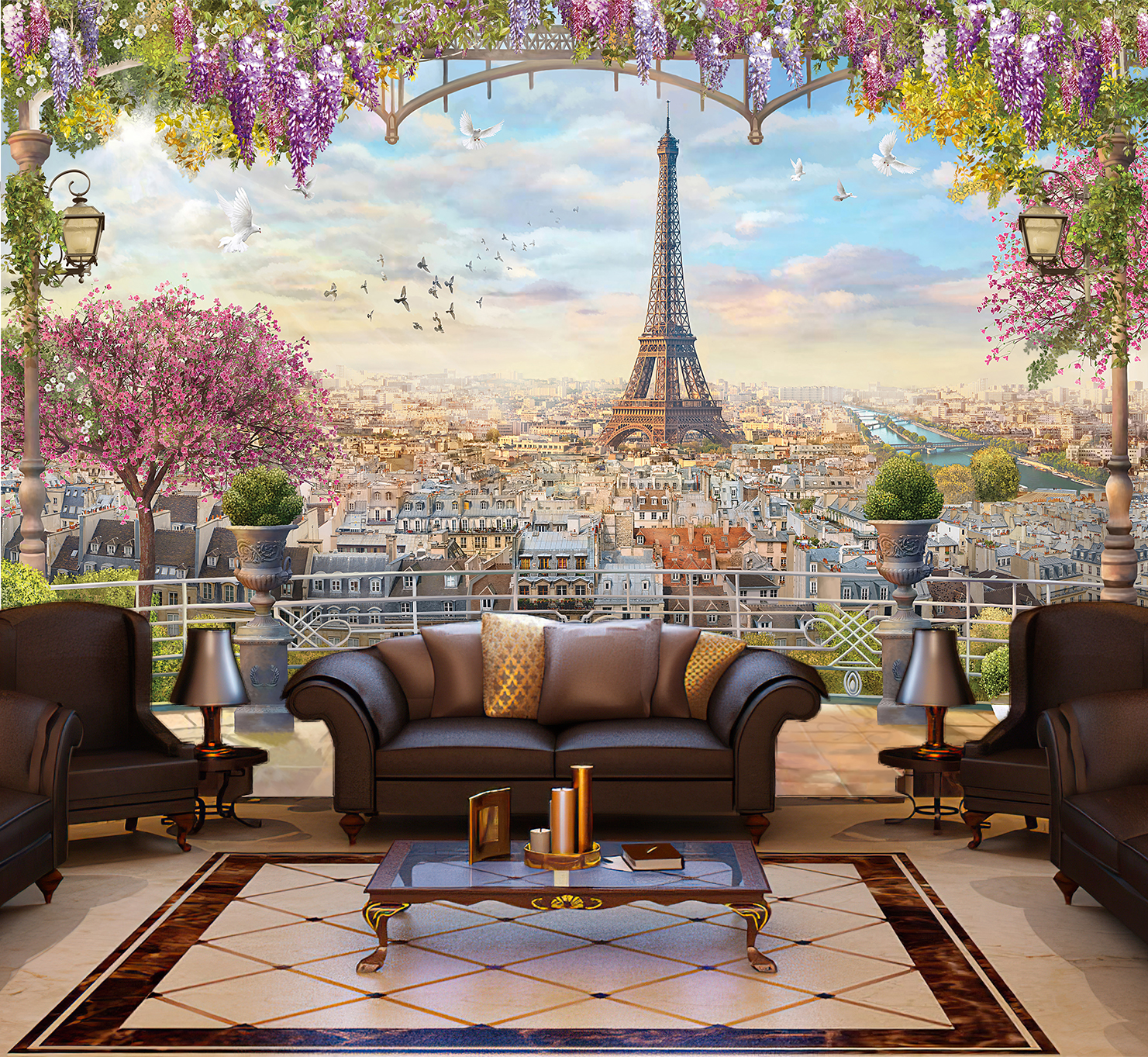 Фотообои ARTDELUXE FRESCO Вид на Париж с терассы флизелиновые 300х200см, Бежевый;голубой;зеленый, 300х200
Фотообои ARTDELUXE FRESCO Вид на Париж с терассы флизелиновые 300х200см, Бежевый;голубой;зеленый, 300х200