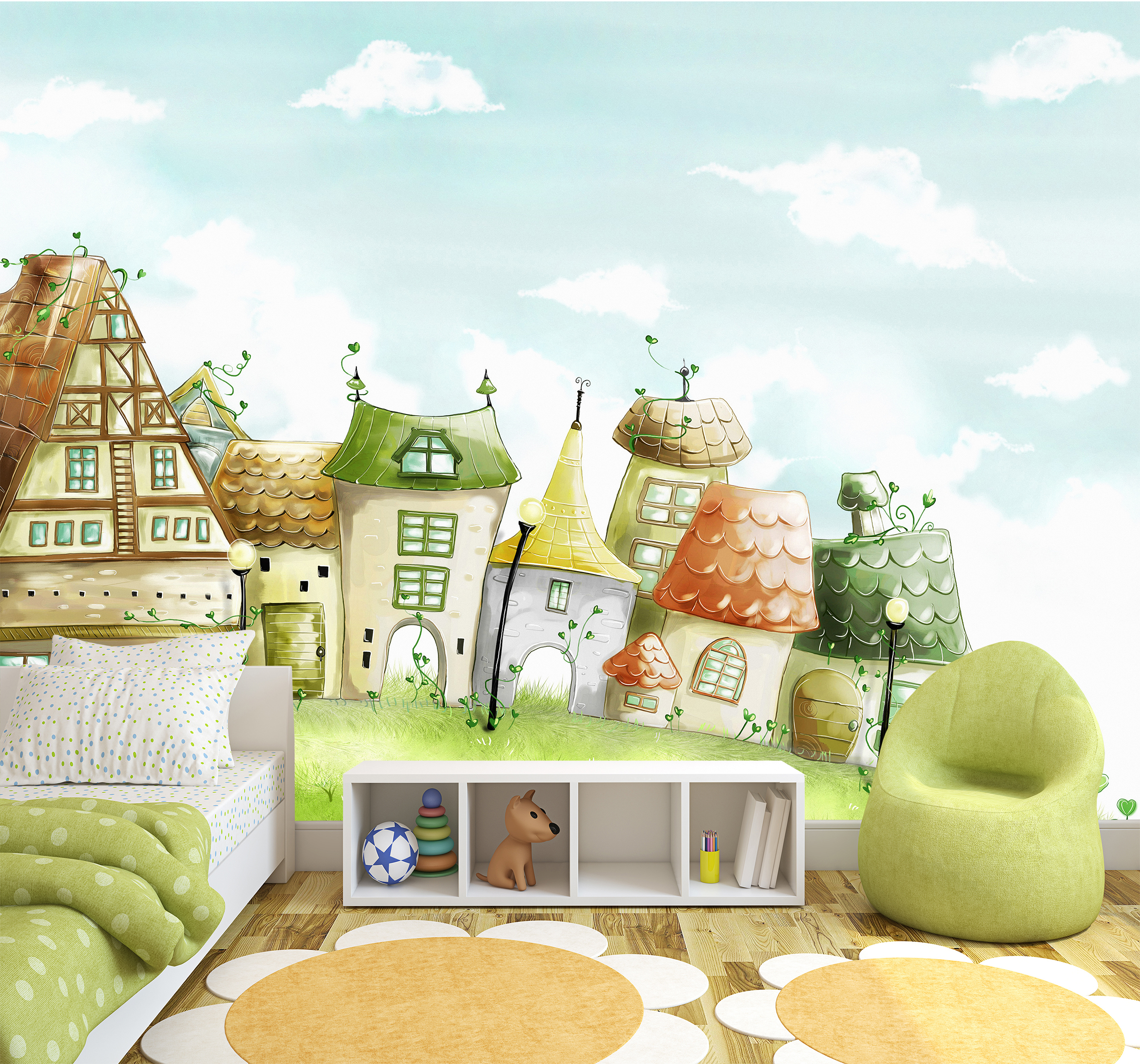 Фотообои ARTDELUXE KIDS Сказочный городок флизелиновые 300х220см, Голубой;зеленый, 300х220
Фотообои ARTDELUXE KIDS Сказочный городок флизелиновые 300х220см, Голубой;зеленый, 300х220