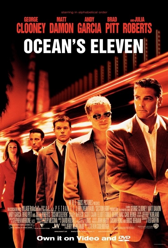 Постер к фильму "Одиннадцать друзей Оушена" (Ocean's Eleven) Оригинальный 68,6x101,6 см
Постер к фильму "Одиннадцать друзей Оушена" (Ocean's Eleven) Оригинальный 68,6x101,6 см