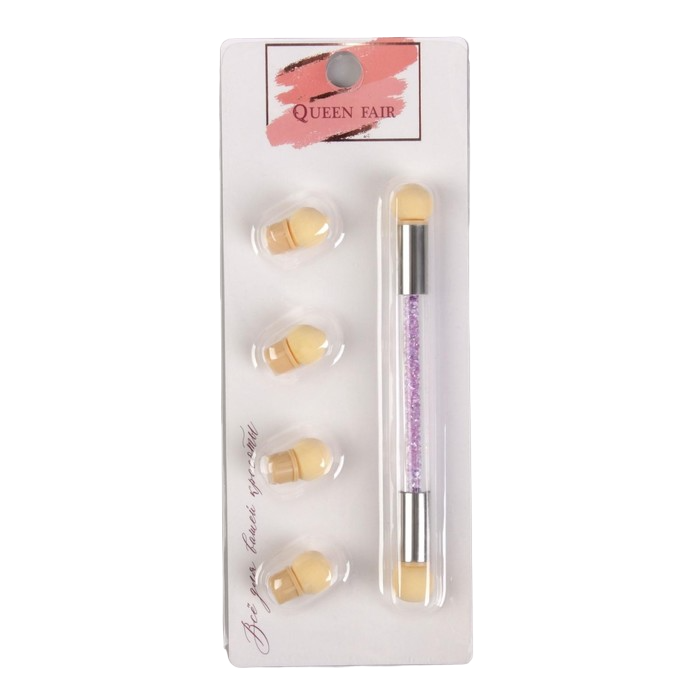 Аэропуффинг-аппликатор со сменными спонжами, 15 см, на блистере, цвет МИКС
Аэропуффинг-аппликатор со сменными спонжами, 15 см, на блистере, цвет МИКС