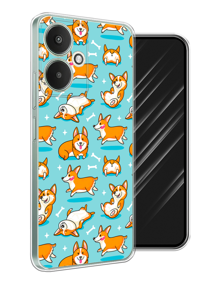 Чехол Awog на Xiaomi Redmi 13C 5G/Redmi 13R 5G, Poco M6 5G "Веселые корги", Коричневый, 321350-1
Чехол Awog на Xiaomi Redmi 13C 5G/Redmi 13R 5G, Poco M6 5G "Веселые корги", Коричневый, 321350-1