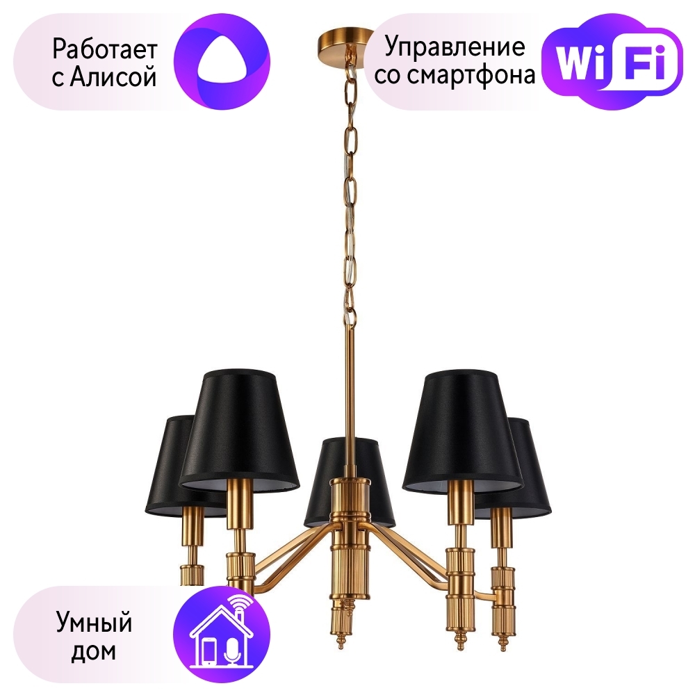 Подвесная люстра Favourite Flagship с поддержкой Алиса 2933-5P-A
Подвесная люстра Favourite Flagship с поддержкой Алиса 2933-5P-A