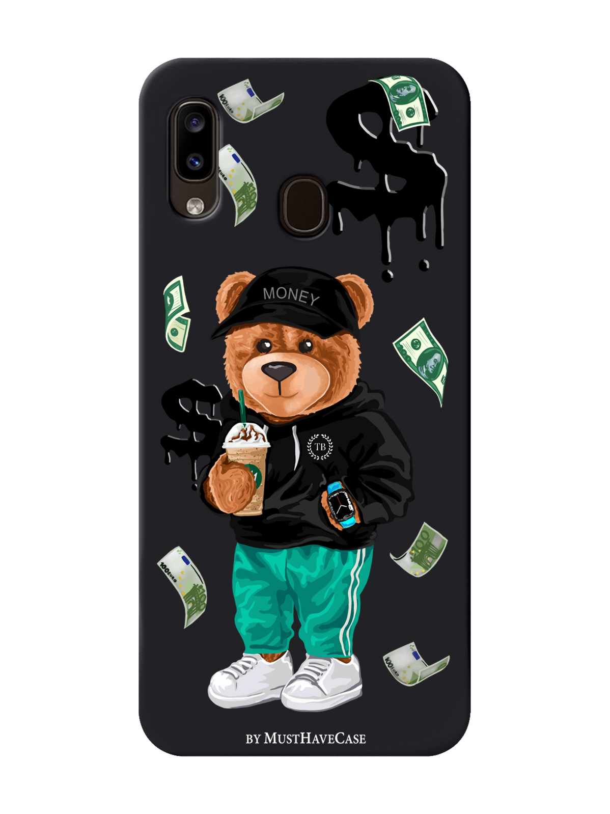 Чехол MustHaveCase для Samsung Galaxy A30 Tony Bear/ Мишка Тони черный, Черный;зеленый;коричневый
Чехол MustHaveCase для Samsung Galaxy A30 Tony Bear/ Мишка Тони черный, Черный;зеленый;коричневый