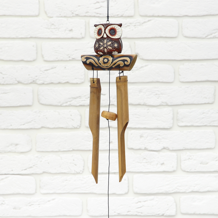 Музыка ветра бамбук "Сова на жердочке" 5х15х40 см, Indonesian style
Музыка ветра бамбук "Сова на жердочке" 5х15х40 см, Indonesian style
