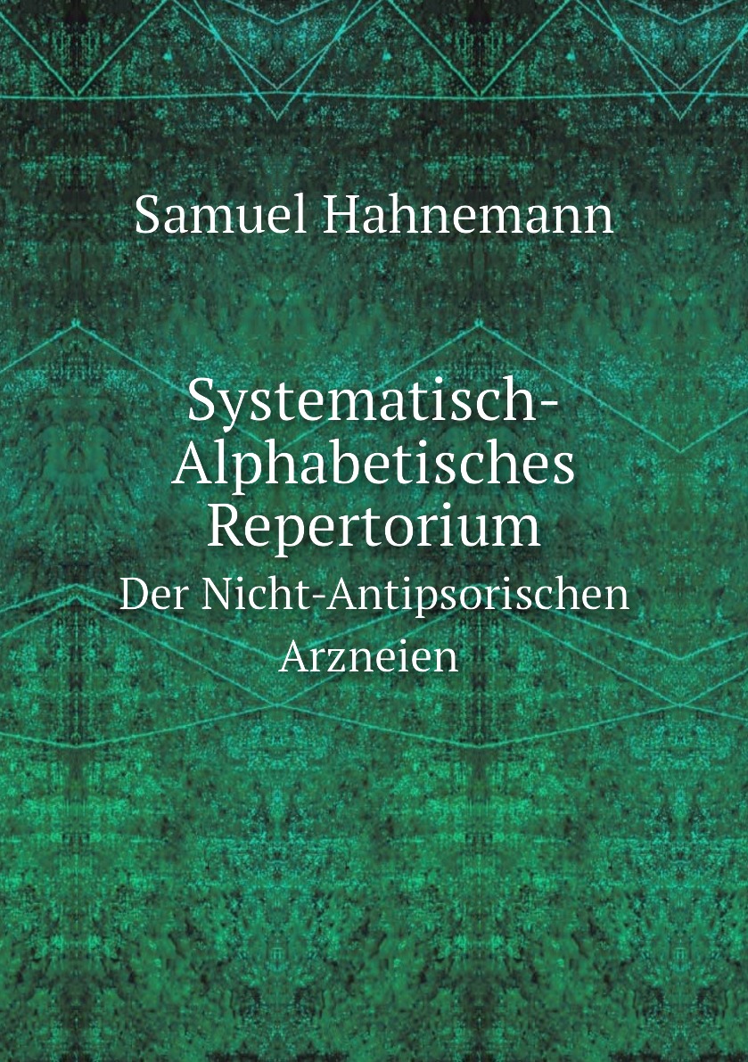 Systematisch-Alphabetisches Repertorium 
Systematisch-Alphabetisches Repertorium