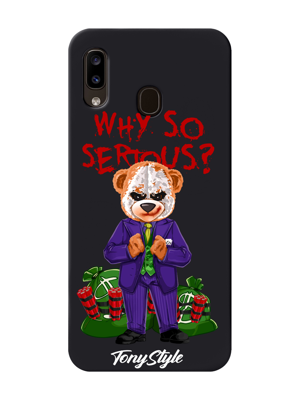 Чехол Tony Style для Samsung Galaxy A30 Tony Style Джокер Joker Why so serious черный, Разноцветный
Чехол Tony Style для Samsung Galaxy A30 Tony Style Джокер Joker Why so serious черный, Разноцветный