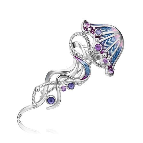 Брошь из серебра с аметистом/эмалью PLATINA jewelry 04-0255-00-203-0200-69_0, 04-0255-00-203-0200-69_0
Брошь из серебра с аметистом/эмалью PLATINA jewelry 04-0255-00-203-0200-69_0, 04-0255-00-203-0200-69_0