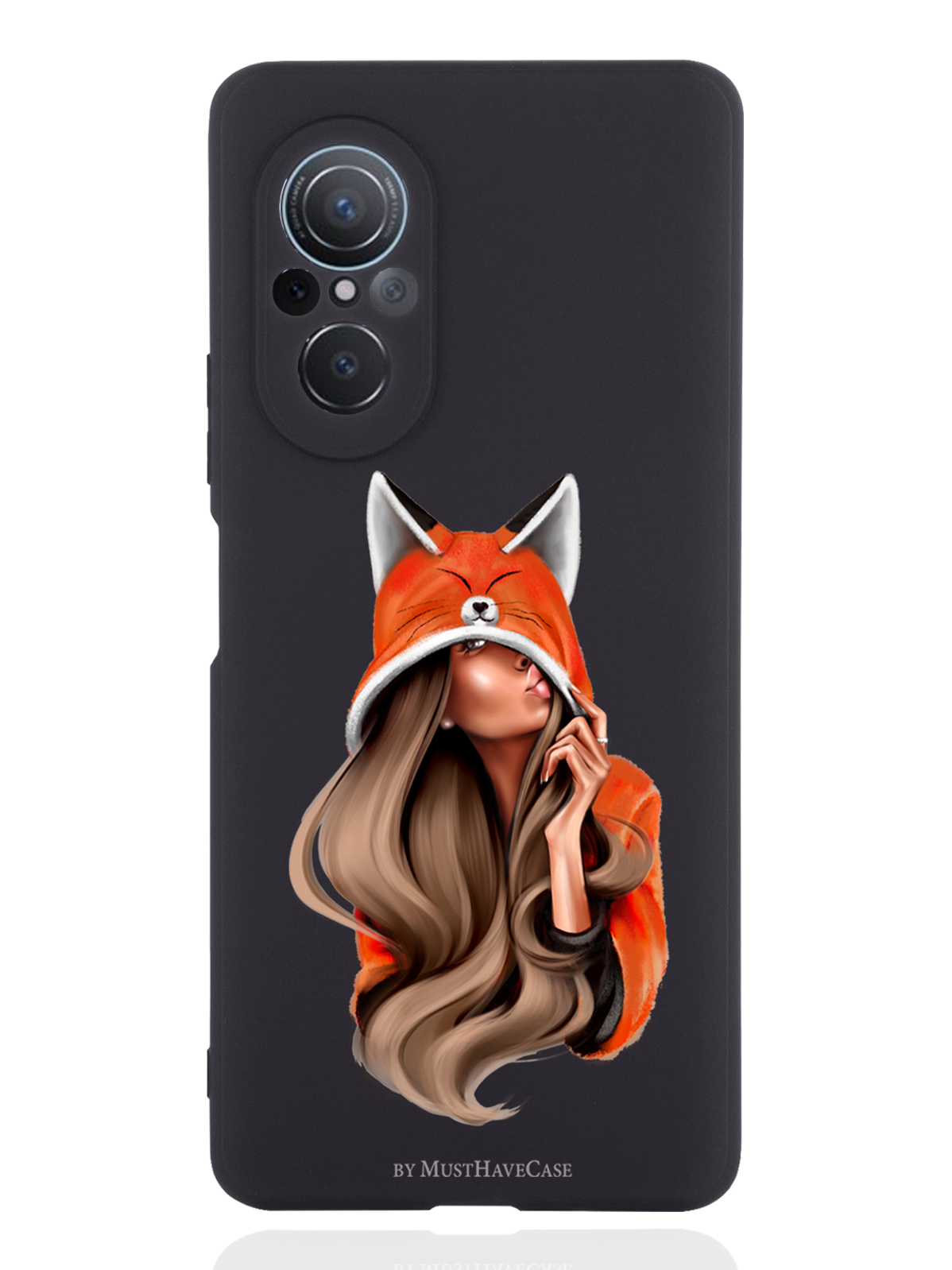 Чехол MustHaveCase для Huawei nova 9 SE Foxy Girl/ Лисичка черный, Оранжевый;черный 
Чехол MustHaveCase для Huawei nova 9 SE Foxy Girl/ Лисичка черный, Оранжевый;черный