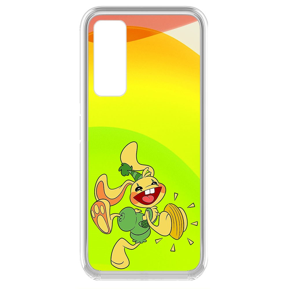 фото Чехол-накладка krutoff clear case хаги ваги - крольчонок бонзо для huawei p smart 2021