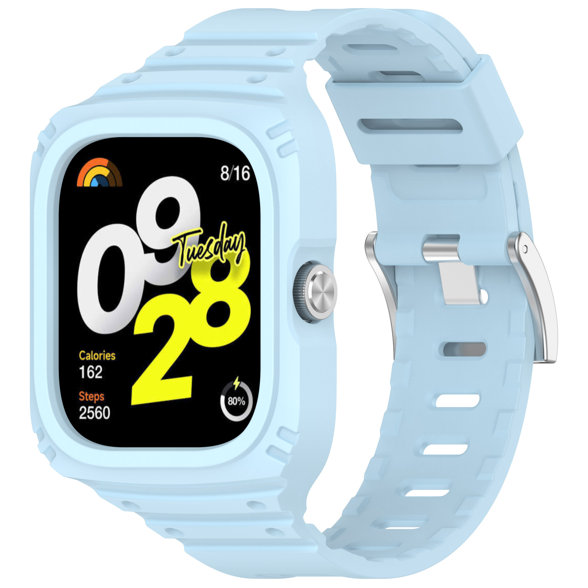 Силиконовый ремешок-бампер для Redmi Watch 4, полная защита, небесно-голубой, Redmi Watch 4
Силиконовый ремешок-бампер для Redmi Watch 4, полная защита, небесно-голубой, Redmi Watch 4