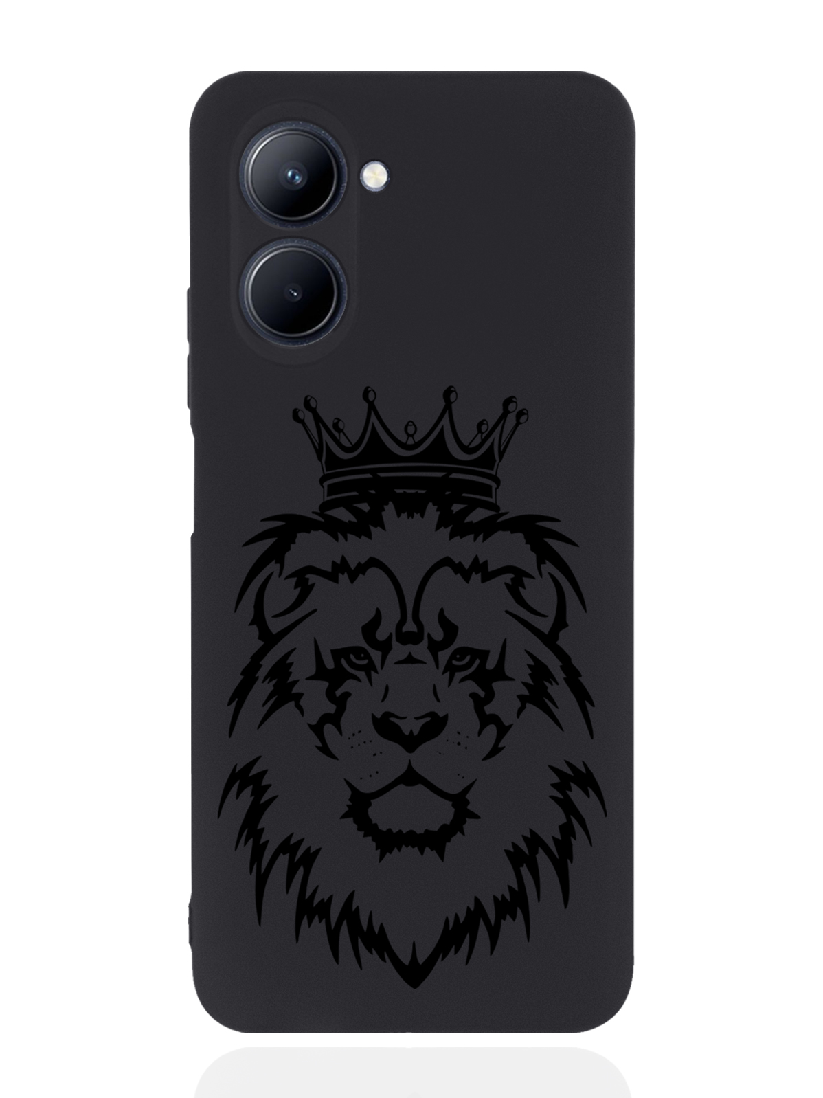 Чехол MustHaveCase для realme C33 Лев черный 
Чехол MustHaveCase для realme C33 Лев черный