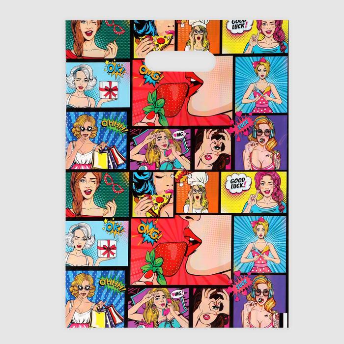 Пакет полиэтиленовый с вырубной ручкой POP ART, клубничка, 30х40 см, 50 мкм (20 шт)
Пакет полиэтиленовый с вырубной ручкой POP ART, клубничка, 30х40 см, 50 мкм (20 шт)