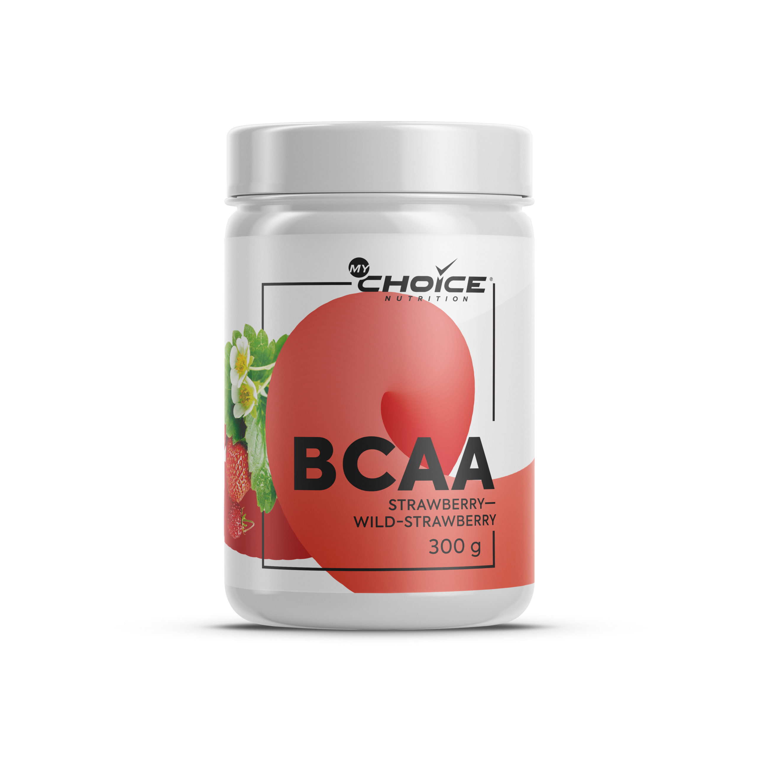 фото Bcaa mychoice nutrition bcaa (300 г) клубника-земляника
