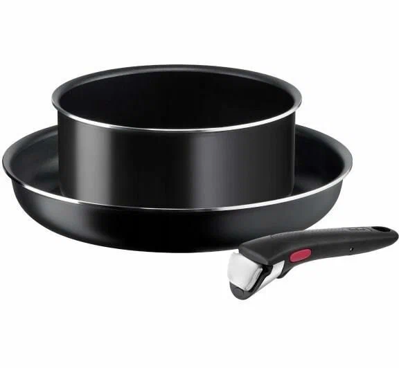 Набор кастрюль Tefal Ingenio Essential чёрный 3 предмета, Черный, Ingenio Easy Cook & Clean
Набор кастрюль Tefal Ingenio Essential чёрный 3 предмета, Черный, Ingenio Easy Cook & Clean