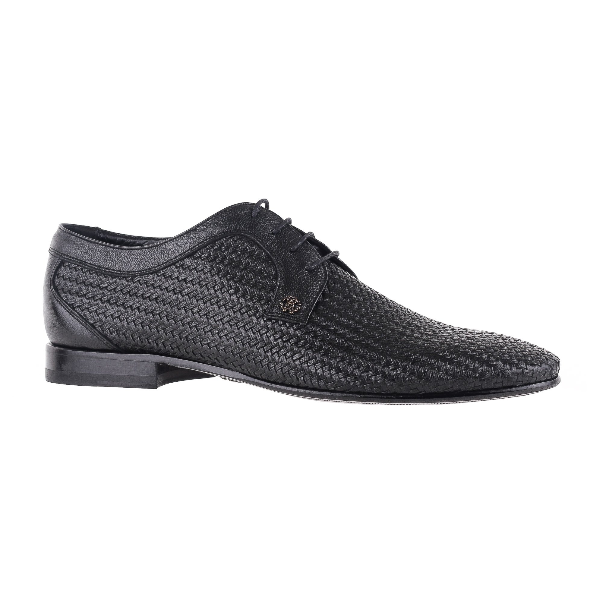фото Туфли мужские roberto cavalli 5438 черные 43.5 ru
