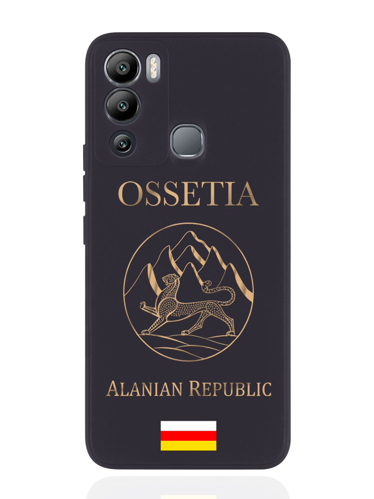 Чехол MustHaveCase для Infinix Hot 12i Золотой Герб Северной Осетии черный, Золотистый;черный 
Чехол MustHaveCase для Infinix Hot 12i Золотой Герб Северной Осетии черный, Золотистый;черный