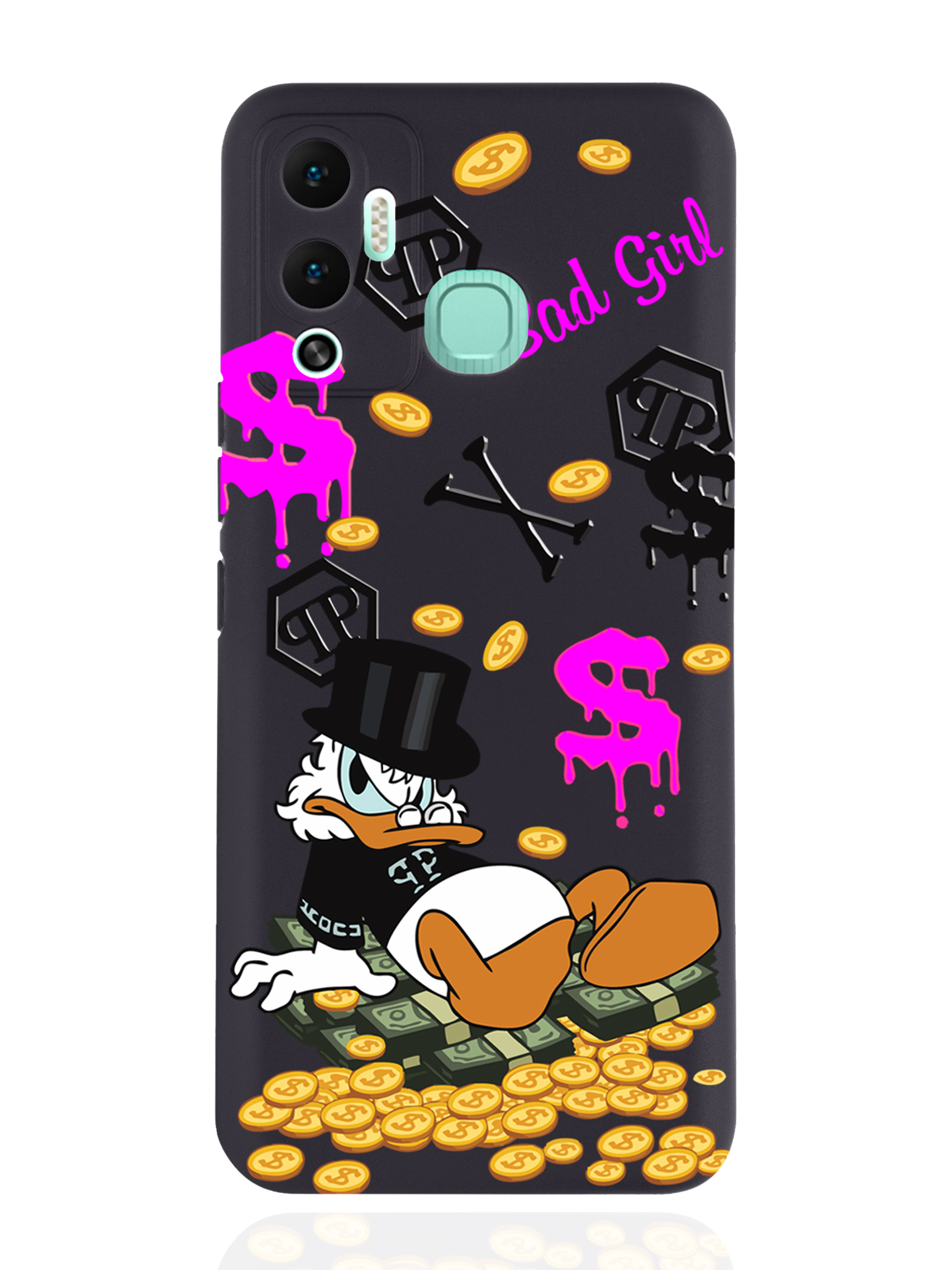 Чехол MustHaveCase для Infinix Hot 12 Play Богатая Утка Bad Girl черный, Черный;розовый
Чехол MustHaveCase для Infinix Hot 12 Play Богатая Утка Bad Girl черный, Черный;розовый