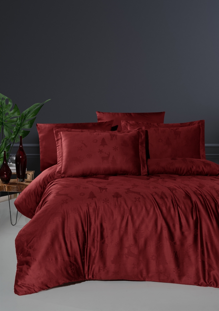Комплект постельного белья Firt Choice Midas Dark Red, жаккард, сатин, евро, В51, Jacquard Satin Dark
Комплект постельного белья Firt Choice Midas Dark Red, жаккард, сатин, евро, В51, Jacquard Satin Dark