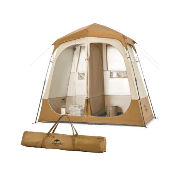 Палатка Naturehike NH22ZP006 с сухим и влажным разделением, душевая палатка, моб. туалет, Коричневый
Палатка Naturehike NH22ZP006 с сухим и влажным разделением, душевая палатка, моб. туалет, Коричневый