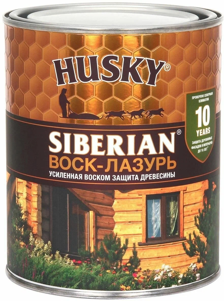 Воск-лазурь декоративно-защитный состав для древесины husky siberian 0,9л орегон, Коричневый
Воск-лазурь декоративно-защитный состав для древесины husky siberian 0,9л орегон, Коричневый