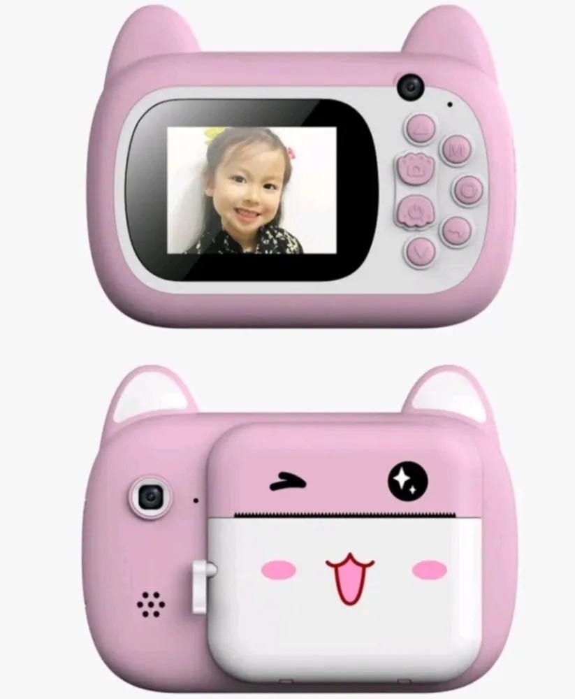 фото Детский фотоаппарат print camera с мгновенной печатью фото myrespect котенок+cd 32gb