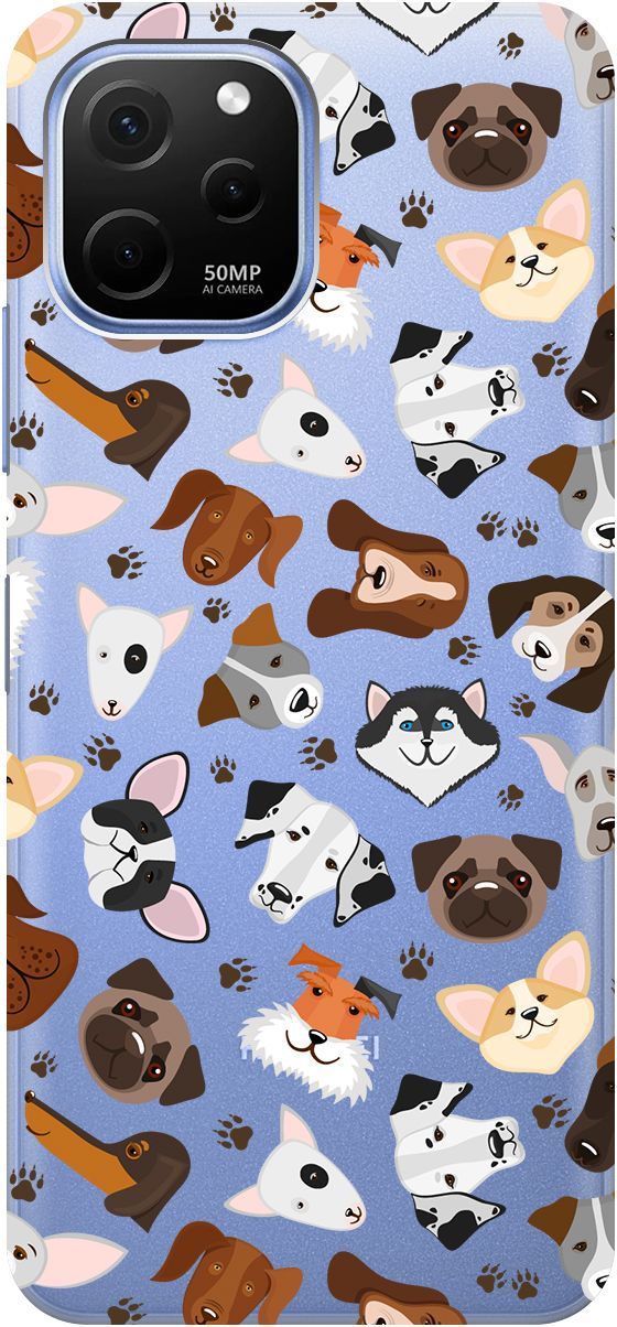Силиконовый чехол на Huawei nova Y61 с 3D принтом "Dogs Pattern" прозрачный, Прозрачный;коричневый, 158010
Силиконовый чехол на Huawei nova Y61 с 3D принтом "Dogs Pattern" прозрачный, Прозрачный;коричневый, 158010