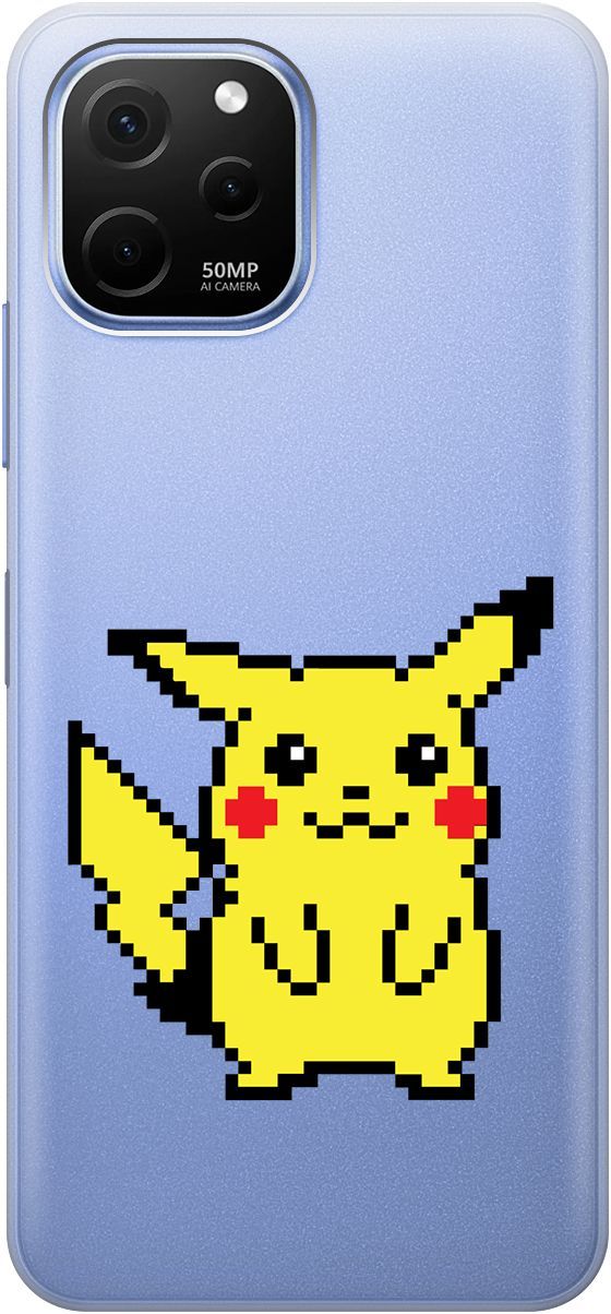 Силиконовый чехол на Huawei nova Y61 с 3D принтом "Pixel Pikachu" прозрачный, Прозрачный;желтый, 158010
Силиконовый чехол на Huawei nova Y61 с 3D принтом "Pixel Pikachu" прозрачный, Прозрачный;желтый, 158010