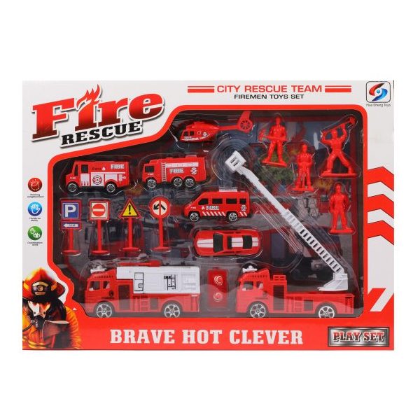 фото Игровой набор наша игрушка пожарная охрана