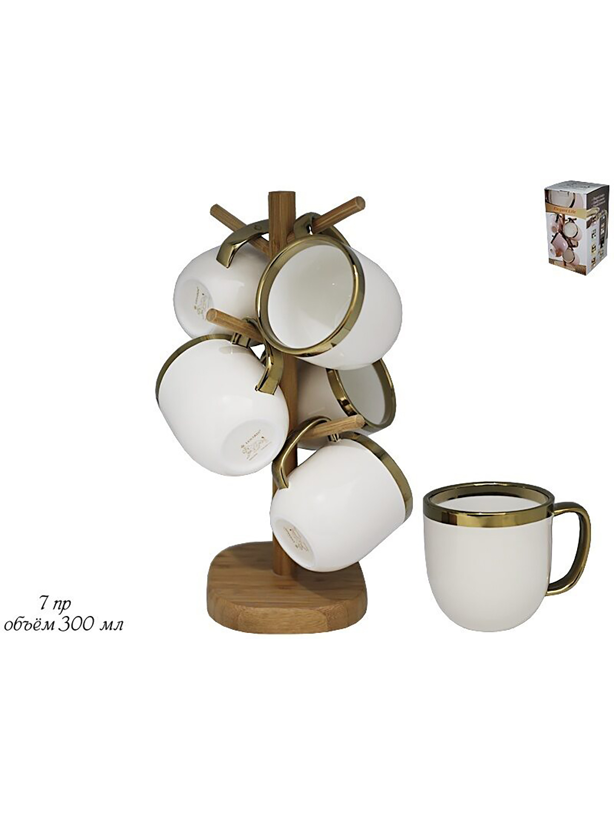 Набор кружек Lenardi фарфор 6шт 106-002
Набор кружек Lenardi фарфор 6шт 106-002