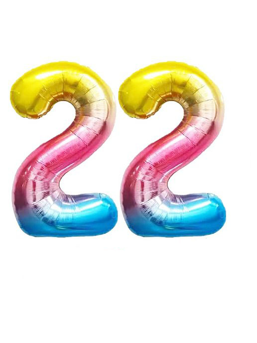 Комплект фольгированных шаров Magic Balloon цифра 22 радужная, 102 см (40 дюймов) 1505, Разноцветный
Комплект фольгированных шаров Magic Balloon цифра 22 радужная, 102 см (40 дюймов) 1505, Разноцветный