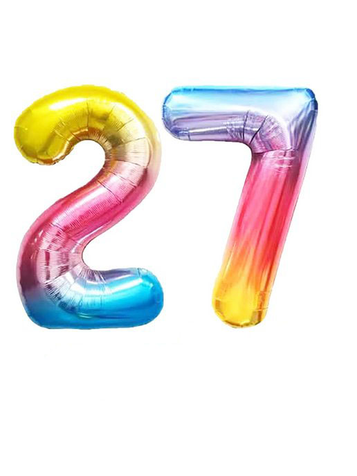Комплект фольгированных шаров Magic Balloon цифра 27 радужная, 102 см (40 дюймов) 1510, Разноцветный
Комплект фольгированных шаров Magic Balloon цифра 27 радужная, 102 см (40 дюймов) 1510, Разноцветный