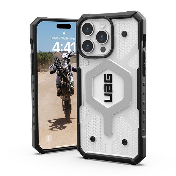 Чехол UAG Pathfinder MagSafe для iPhone 15 Pro MAX 6.7" прозрачный (iCe), Pathfinder MagSafe Case
Чехол UAG Pathfinder MagSafe для iPhone 15 Pro MAX 6.7" прозрачный (iCe), Pathfinder MagSafe Case