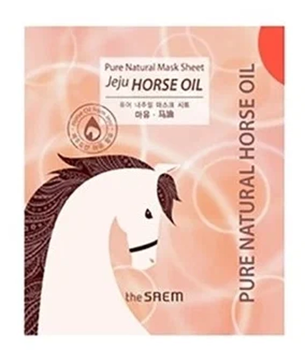Маска The Saem Face Care Pure Natural Mask Sheet Horse Oil, Маска тканевая с конским жиром
Маска The Saem Face Care Pure Natural Mask Sheet Horse Oil, Маска тканевая с конским жиром