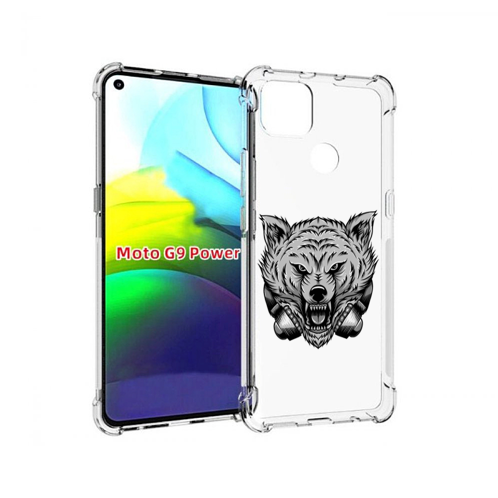 Чехол MyPads Волк-в-наушниках мужской для Motorola Moto G9 Power, Прозрачный, Tocco 
Чехол MyPads Волк-в-наушниках мужской для Motorola Moto G9 Power, Прозрачный, Tocco