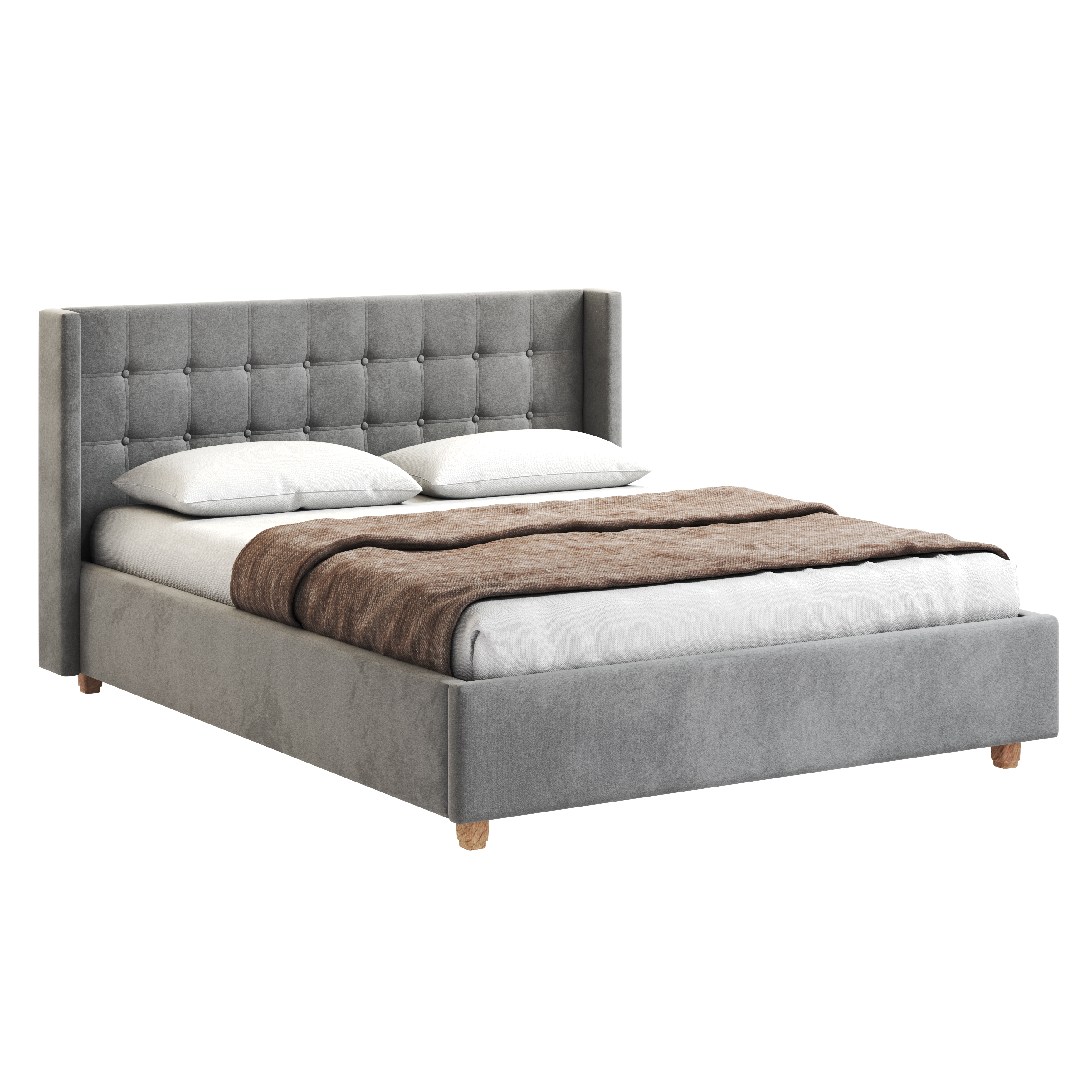 Кровать двуспальная GALAXY Венера-9(2) 140х200 с мягким изголовьем, темно-серая, Серый, В-9-2
Кровать двуспальная GALAXY Венера-9(2) 140х200 с мягким изголовьем, темно-серая, Серый, В-9-2