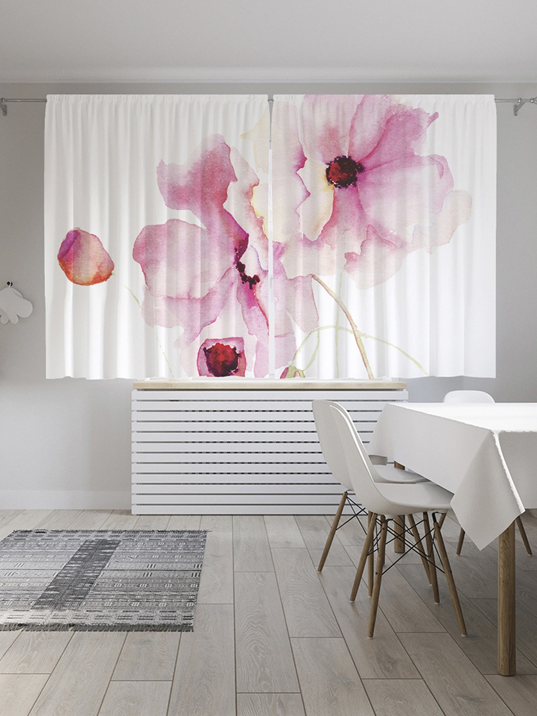 Шторы под лён «Цветы скромности», серия Oxford DeLux, 290х180 см
Шторы под лён «Цветы скромности», серия Oxford DeLux, 290х180 см