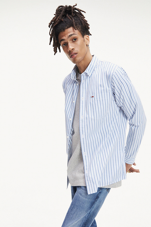 фото Рубашка мужская tommy hilfiger dm0dm06579 голубая 48