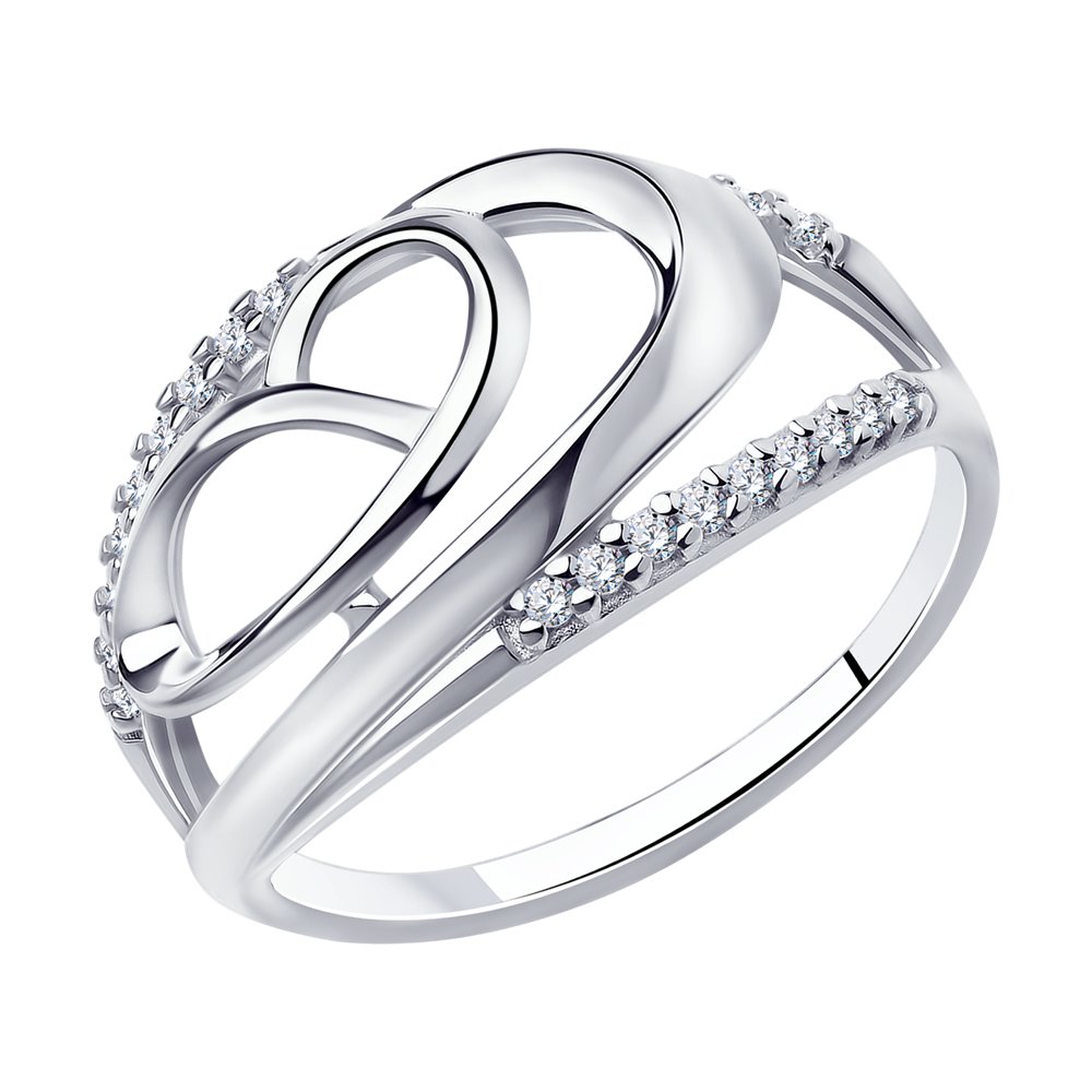 фото Кольцо женское diamant 94-110-00697-1 р.17