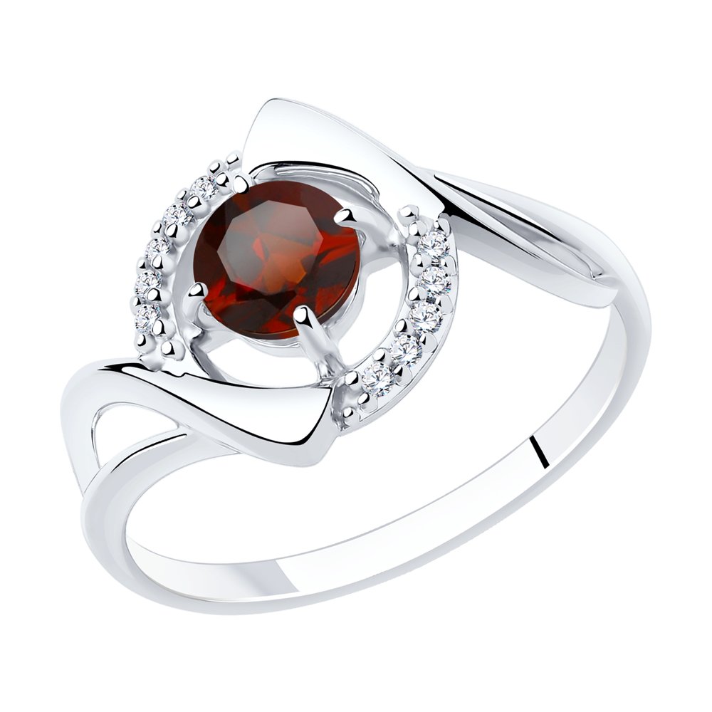 фото Кольцо женское diamant 94-310-00379-2 р.18