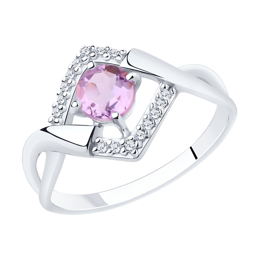 фото Кольцо женское diamant 94-310-00380-3 р.19