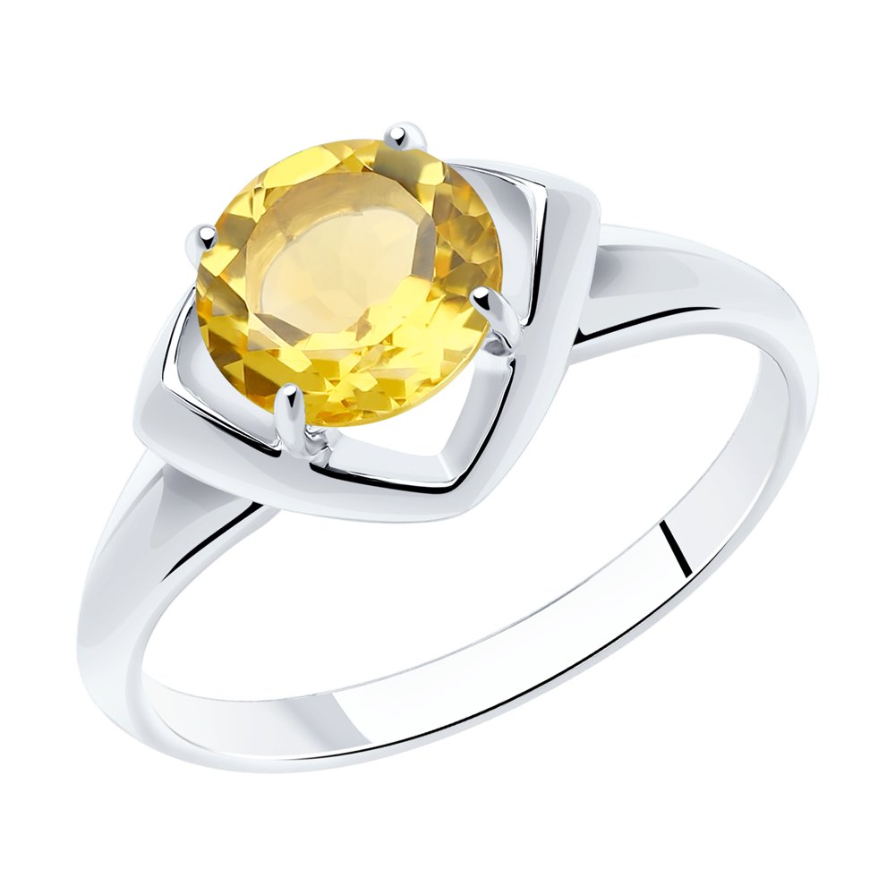 фото Кольцо женское diamant 94-310-00783-3 р.17.5