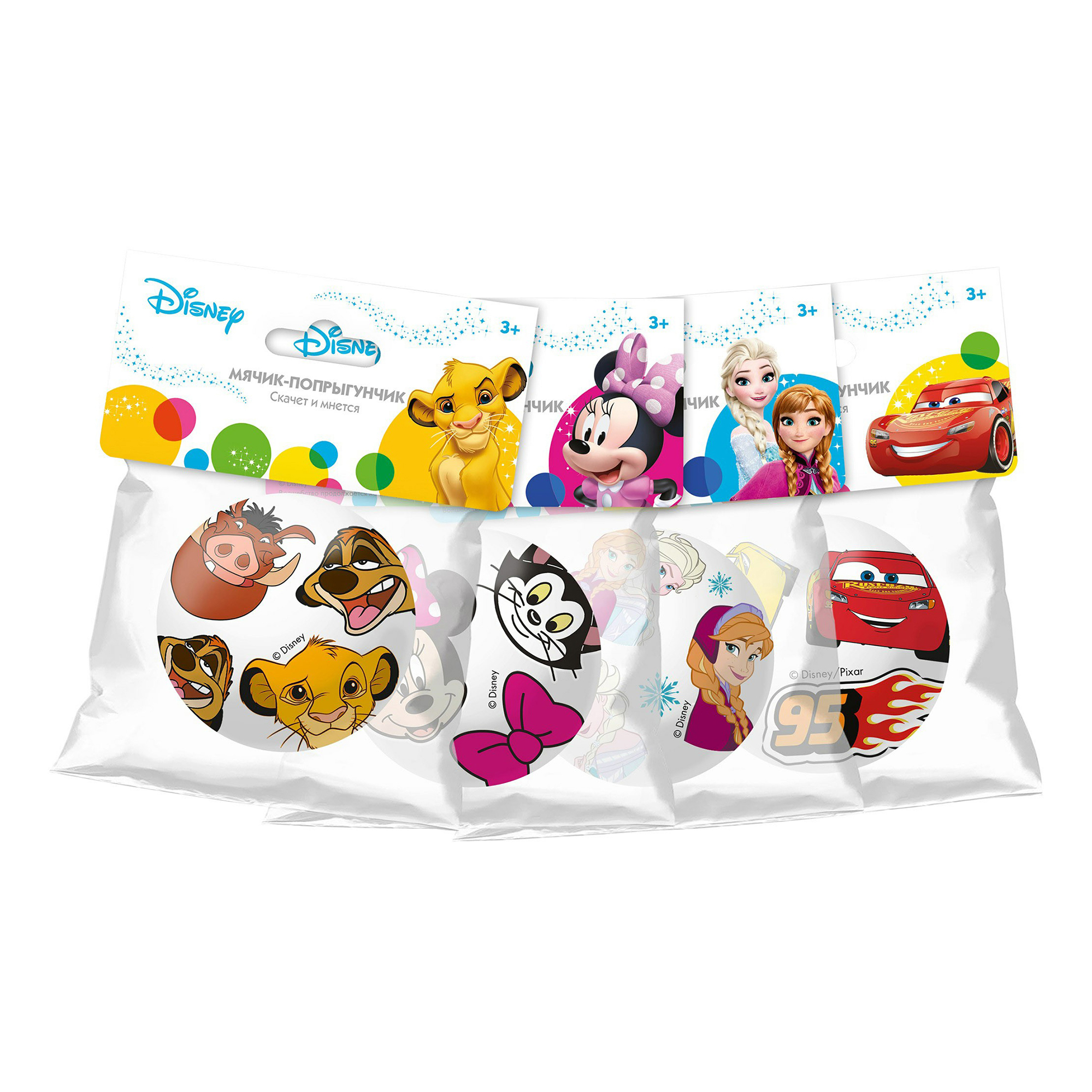 Мячик-попрыгун с героями Дисней в ассортименте
Мячик-попрыгун с героями Дисней в ассортименте