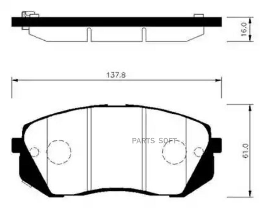 Колодки тормозные дисковые передние HYUNDAI Tucson (09-),ix35 KIA Sportage (10- HSB HP0048
Колодки тормозные дисковые передние HYUNDAI Tucson (09-),ix35 KIA Sportage (10- HSB HP0048
