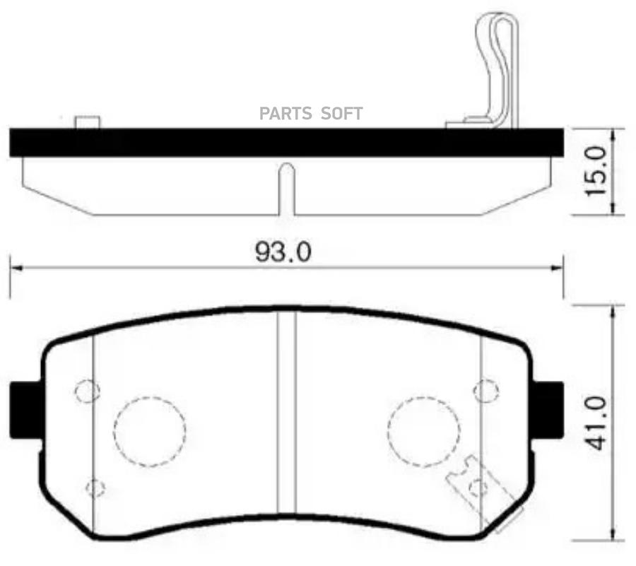 Колодки тормозные дисковые задн HYUNDAI: ACCENT 05-08, I30 07-, Sonata (YF) 10-,TUCSON IX3
Колодки тормозные дисковые задн HYUNDAI: ACCENT 05-08, I30 07-, Sonata (YF) 10-,TUCSON IX3