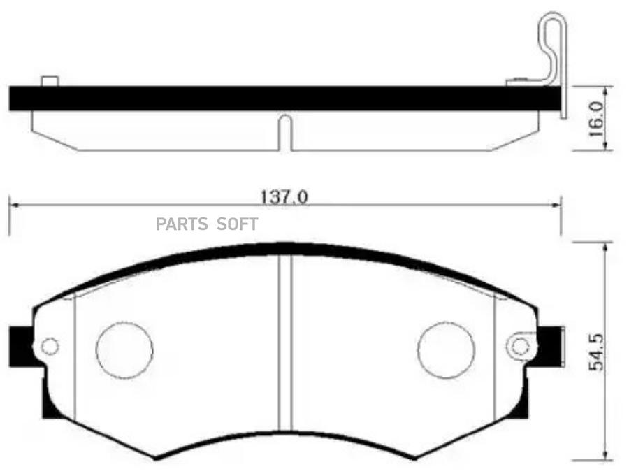 Колодки тормозные дисковые передн SSANGYONG: REXTON 02-03, KARANDO 00- () 1шт HSB HP4004
Колодки тормозные дисковые передн SSANGYONG: REXTON 02-03, KARANDO 00- () 1шт HSB HP4004